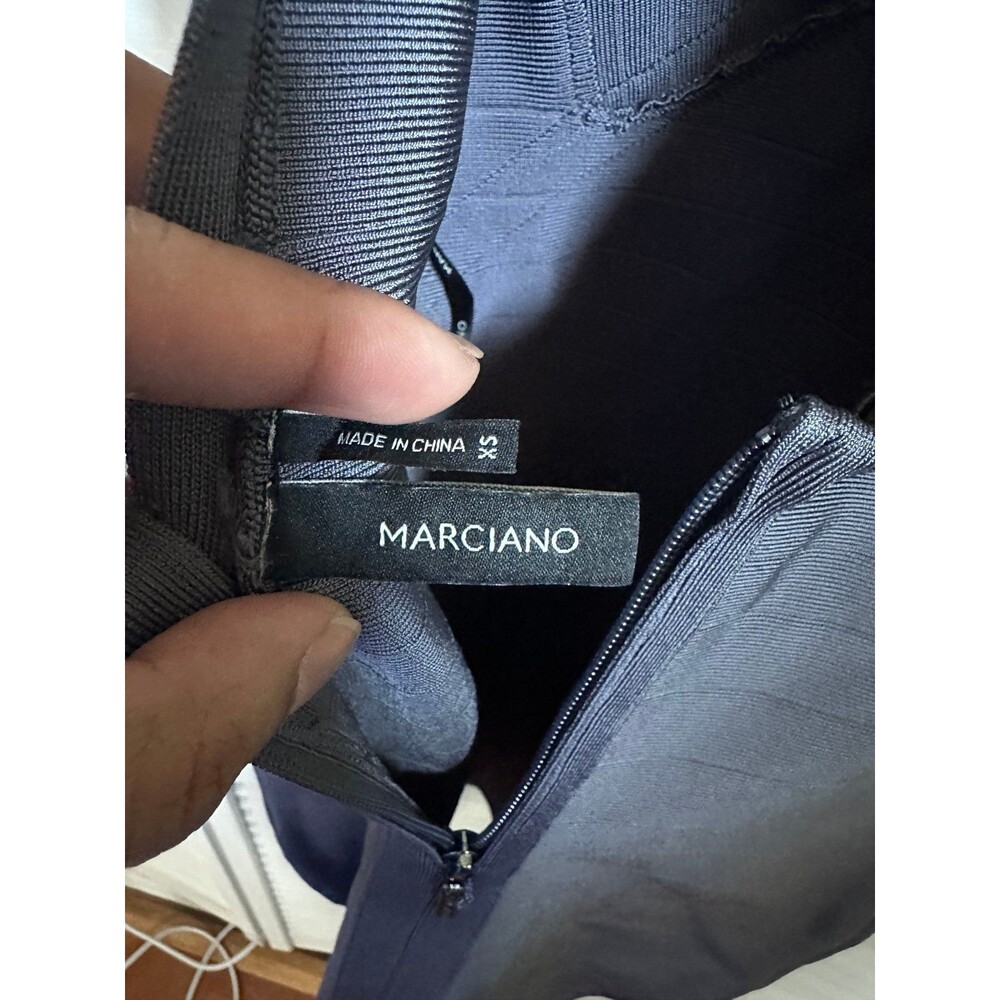 Marciano Gray Bandage Bodycon Dress Size S